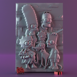 render.png STL-Datei Die Simpsons kostenlos・3D-druckbare Vorlage zum herunterladen