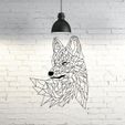 46.Wild Fox.jpg Wild Foxy Wall Sculpture 2D