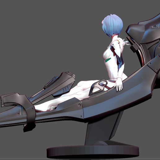 🔌 REI COCKPIT ENTRY PLUG EVANGELION GIRL STATUE CUTE PRETTY ANIME ...