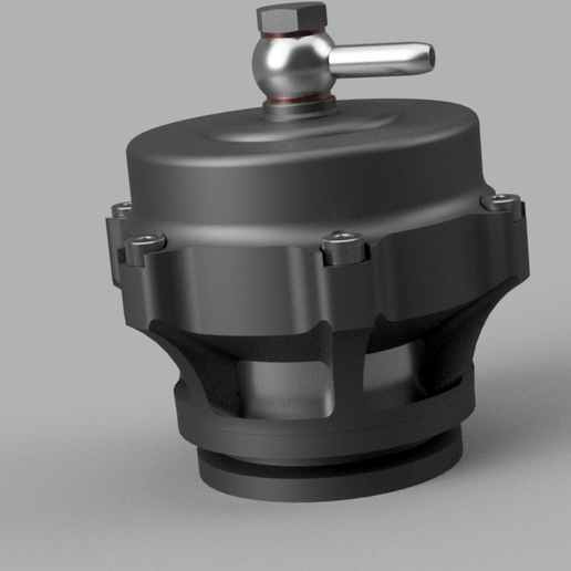 👽 PULSAR 50mm BOV Blow-Off Valve（Turbosmart Style)・ STEP File for 3D ...