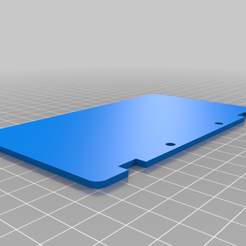 87cc49a4-af05-4501-9486-9e9674071f02.png Free 3D file Flashforge Creator Pro/Max Backplate (BLANK) step・3D printable design to download