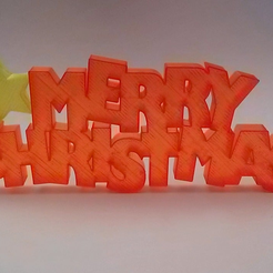 merry_christmas_01.png Free STL file Merry Christmas Sign・3D printable model to download, daGHIZmo