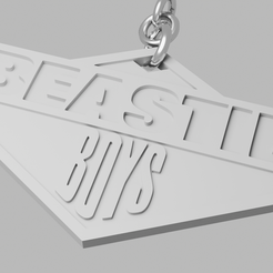 beastie.png STL-Datei Beastie Boys Schlüsselanhänger・Modell zum Herunterladen und 3D-Drucken