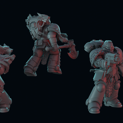 group1.png STL file Canis Major - Melee Infantry Kit [PRE-SUPPORTED]・3D printing model to download
