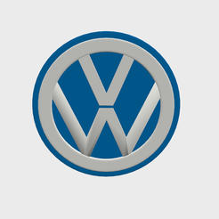 VW0.png Descargar archivo STL Insignia VW • Plan para imprimir en 3D, SimonTGriffiths