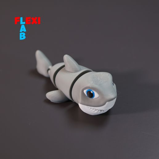 Flexi-shark.jpg Movable small shark | Megalodon Flexi LAB