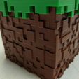 photo_2020-07-08_11-55-09.jpg STL file Textured Minecraft Grass Block Box・3D printable model to download