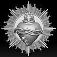 A5.jpg Sacred Heart of Jesus 2 3D Printed Model