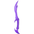 Skyrim_Daedric_Dagger.stl The elder scrolls: Skyrim weapons - Daedric Dagger