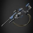 AnaRifleClassic3.jpg Overwatch Ana Biotic Rifle for Cosplay