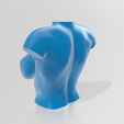 04.png STL file Bust Big tits・3D printing template to download