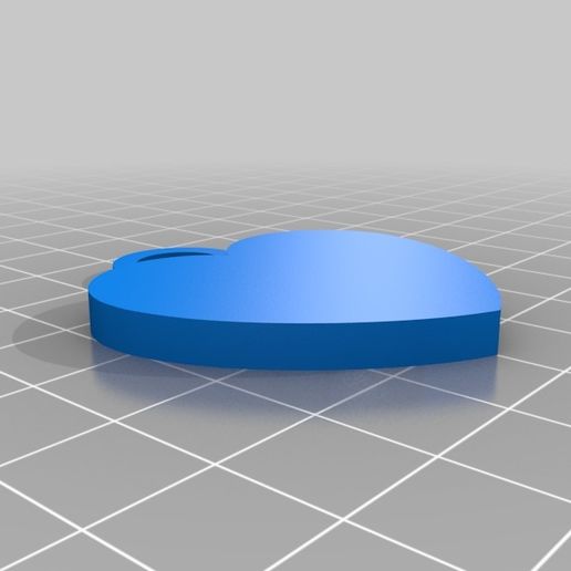 Hearth keychain 3D model