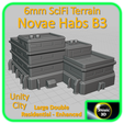 BT-b-UnityCity-NovaeHabs-B3.png 6mm SciFi Terrain - Large Double Residential Habitation - Enhanced