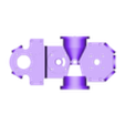 Rear-GB-Cut201ws.stl 12-Zylinder-Motor in umgekehrter V-Form, wassergekühlt, Cutaway