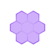 Stiftehalter v3 v1.obj Hexagonal pen holder