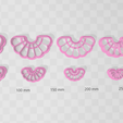 Capture.png Half Frill 2 Clay Cutter - Flower STL Digital File Download- 10 sizes and 2 Earring Cutter Versions, cookie cutter