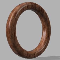 Argola.png Anneau de rideau imprimé en 3D (sans ouverture)