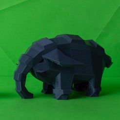 Donphan.jpg Fichier 3MF Donphan LOW POLY POKEMON・Modèle pour imprimante 3D à télécharger