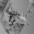 Warboss on Wyvern (6).jpg Free STL file Boss Git on Pet Drake・Object to download and to 3D print
