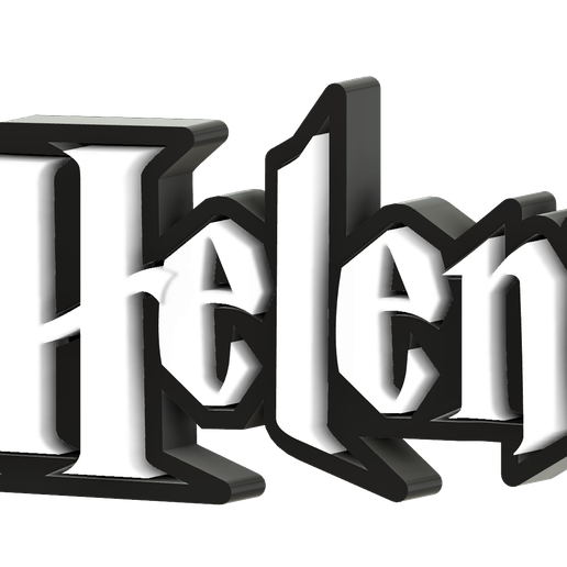 Helena-HP-Theme-Front-v1.png STL file helena harry potter theme keychain・3D printing template to download, Upcrid