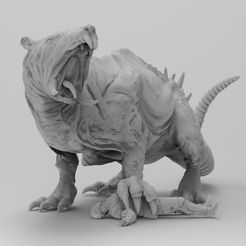 Thumbnail.jpg Бесплатный STL файл Гаргантюанские крысы-террористы・Шаблон для 3D-печати для загрузки
