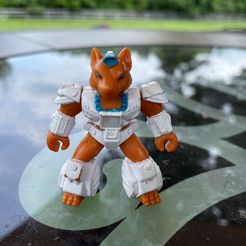 fox.jpg Free STL file Sly Fox Battle Beasts Series 1 #16・3D printable model to download