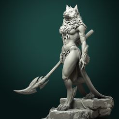 Oleana_inst5.jpg Fichier STL Oleana, la reine des loups-garous・Plan pour imprimante 3D à télécharger