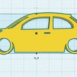 Web-capture_23-11-2023_212058_www.tinkercad.com.jpeg Nissan Micra 3-Door K12 Silhouette Keyring