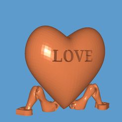 IMG_20210121_213029.jpg Datei STL Soon Valentine's Day: offer him a Flexi Heart・Modell für 3D-Druck zum herunterladen