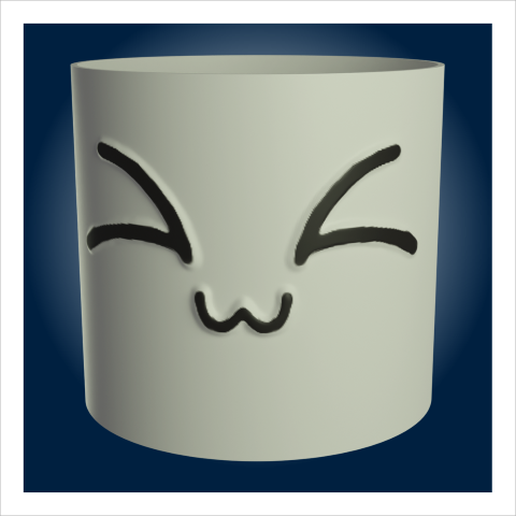 STL file Cute cylindrical pots・3D printable model to download・Cults