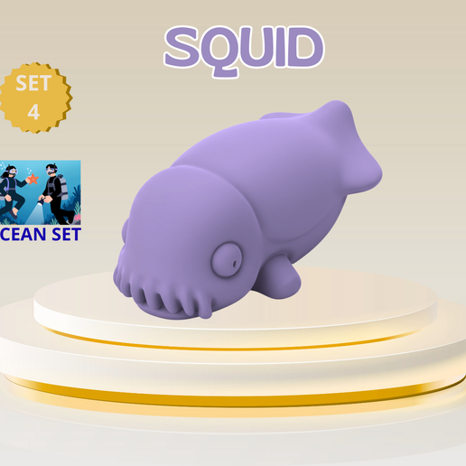 Cute Mini Squid – Commercial