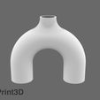 4.jpg STL file NORDIC CIRCULAR FLAT HOLLOW VASE / JARRÓN NORDIC CIRCULAR FLAT HOLLOW VASE・3D printing template to download