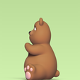 Cod1976-Big-Sitting-Bear-3.png Fichier 3D Grand ours assis・Modèle pour impression 3D à télécharger