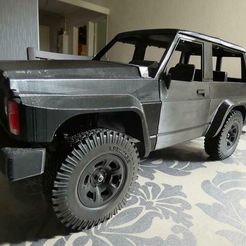 341.jpg STL file Nissan Patrol Y60 1993 1/10 - 4x4 RC radio control・Template to download and 3D print, Nycos