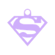Superman Keychain.stl Superman keychain