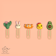 IMG_0382.png Cute Paper Clip - Set of 5 Fun and Functional 3D Printable Clips