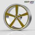 2.png Next-Gen Rim - Showwheels "Intro" - настоящие обода для масштабных моделей автомобилей (STL файлы)