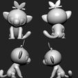 grookey-7.jpg Pokemon - Grookey with 2 poses