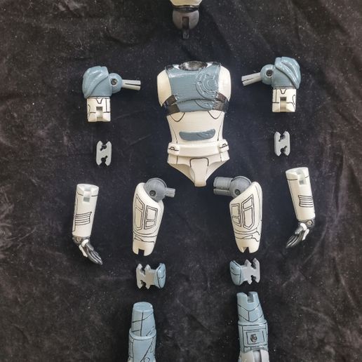 🤖 Murderbot Action Figure・ STL File for 3D printing・Cults