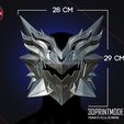 LionKing_Fate_Grand_Order_Cosplay_Mask_3D_Print_Model_STL_file_09.jpg Lion King Fate Grand Order Cosplay Mask - Lancer - King of Knights