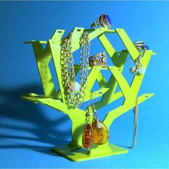 arbre_make_jewelry.JPG Fichier STL Arbre étagère à bijoux・Design à télécharger et à imprimer en 3D