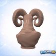 jpg_frame_06.jpg Powerful Black Stone Ram Bust – RDW3D-H2YIJ