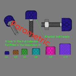 Screenshot-2023-09-28-172141.png Archivo 3D gratis Cabezas de tornillo moleteadas paramétricas・Plan para descargar y imprimir en 3D