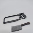 1744811789044.jpg 1/6 Scale Horror Accessories - Meat Cleaver