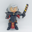 The cutest chibi battle nun