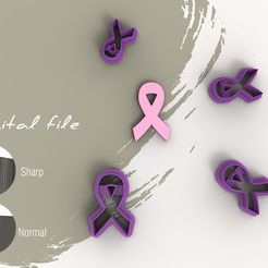 ribbon-1.jpg Fichier STL Coupeur de ruban en pâte polymère | Fichier STL numérique | 5 tailles | 2 versions du coupeur・Idée pour impression 3D à télécharger