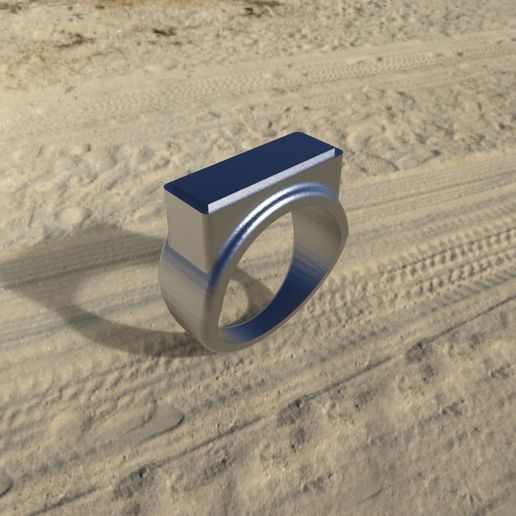meza rectangular ring 3D model