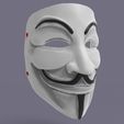 1.562.jpg Guy Fawkes Mask 3D printed model