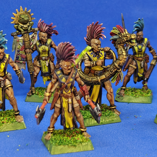 Warhammer Amazones Koka-Kalim 3D model