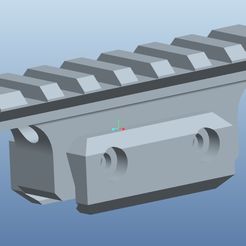 render.jpg STL file Zenitco B18 (Top Cover Rail for AKS-74U)・3D printing model to download